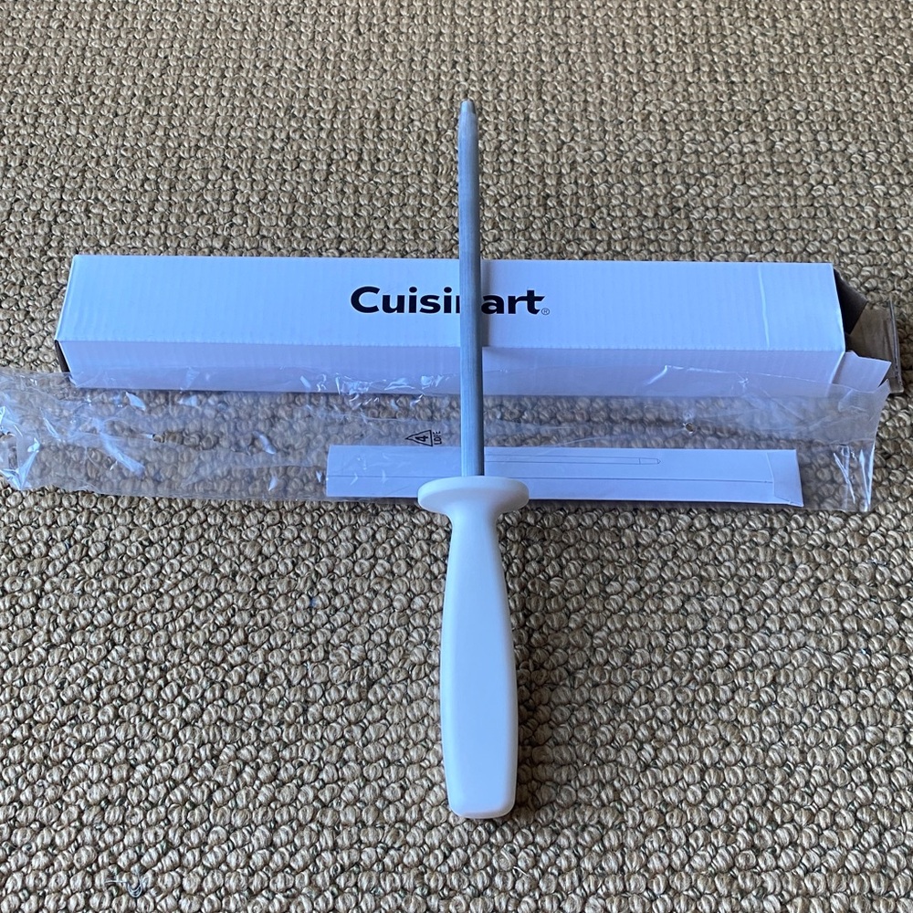 Cuisinart White Knife Honing Rod NWT